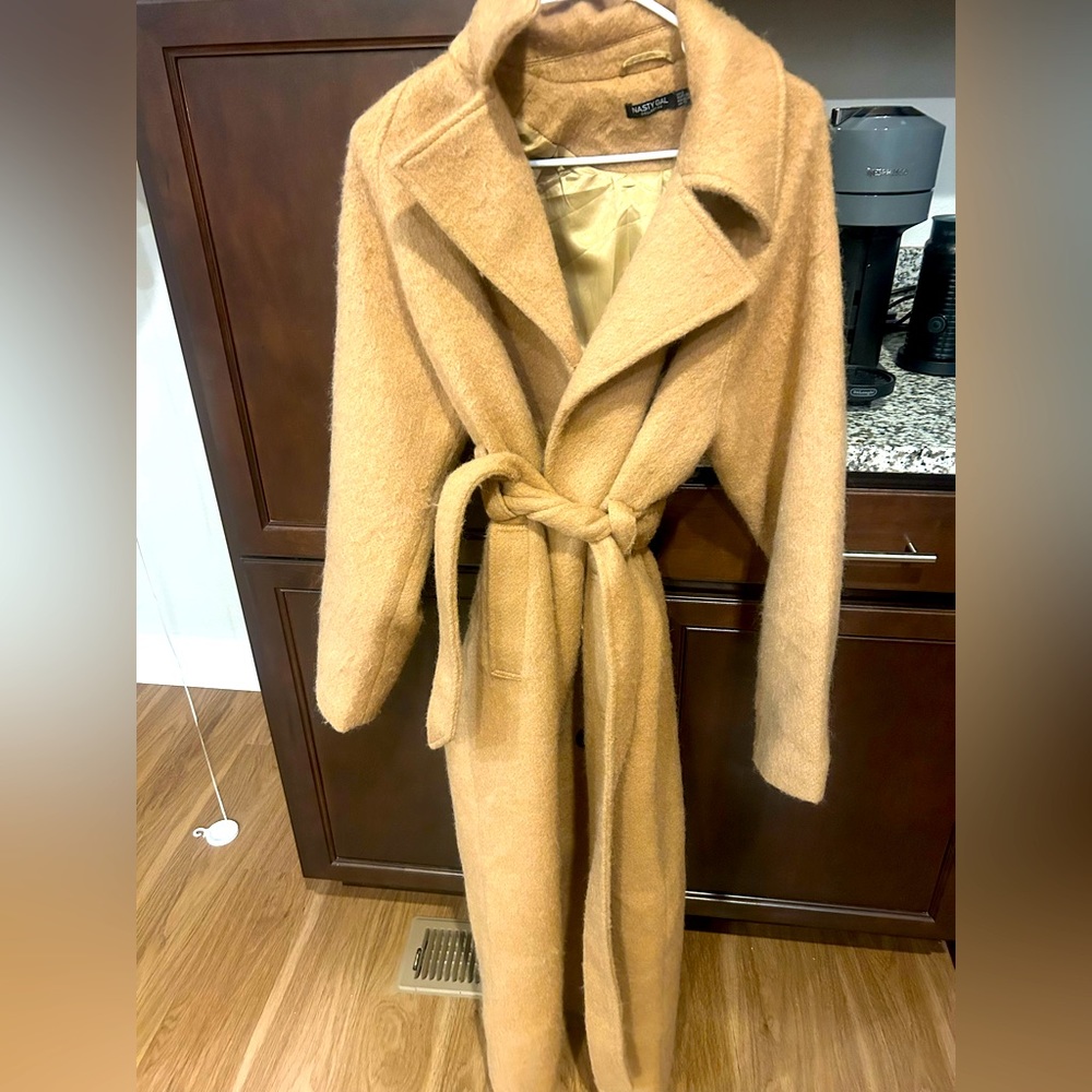 Nasty Gal Tan Winter Jacket